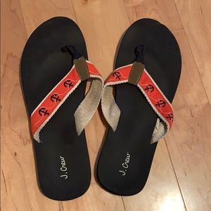 J Crew Anchor Flip Flops ⚓️